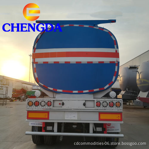 New 3 Axle 45000 Litres 3 Compartments Petrol Oil Fuel Tanker Trailer